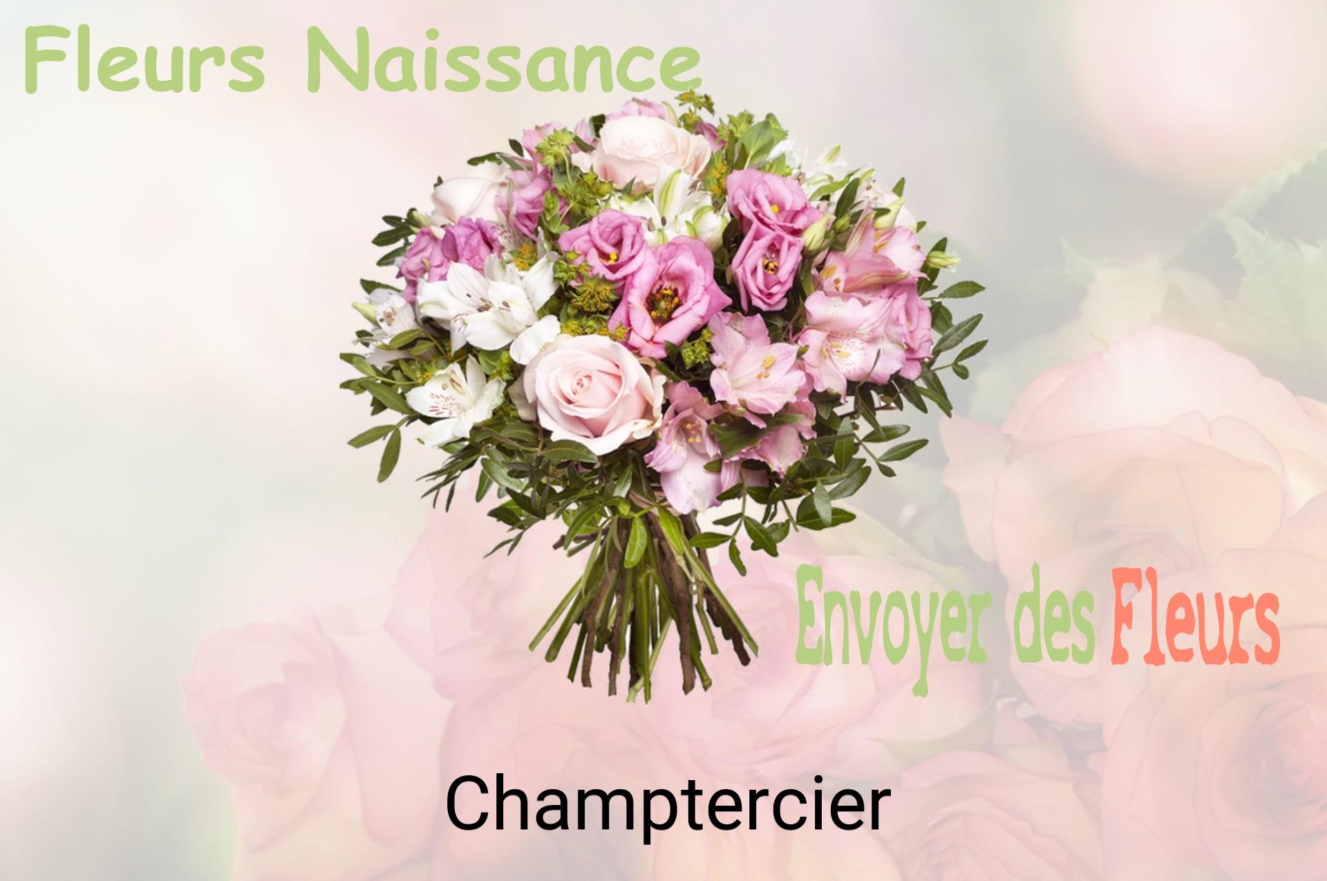 Bouquet de fleurs de naissance livré à Champtercier